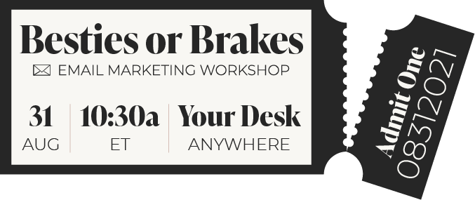 Besties or Brakes Workshop Ticket