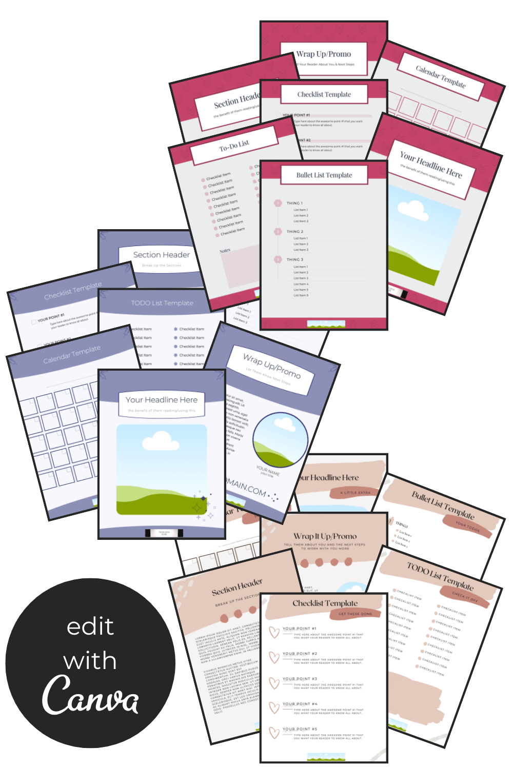 Lead Magnet Canva Templates